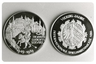 Silbermünze zum 40. Jubiläum